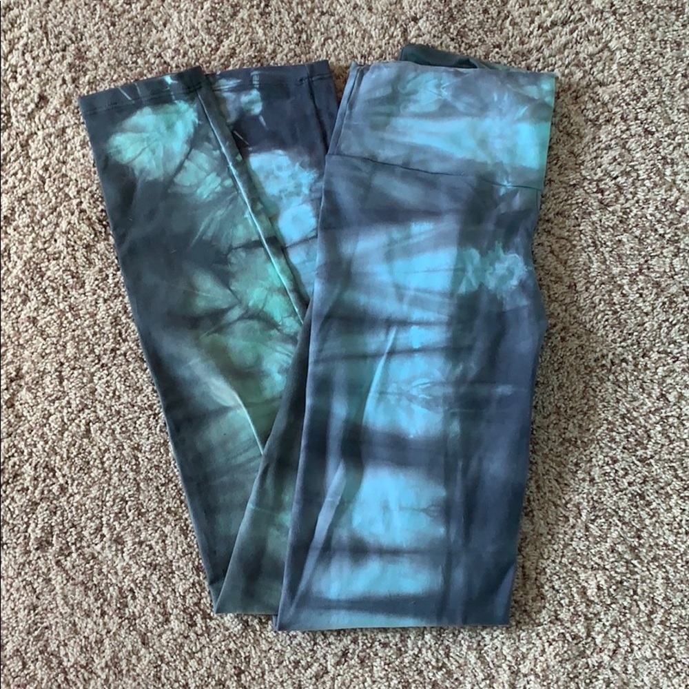 Charmless hand dyed leggings